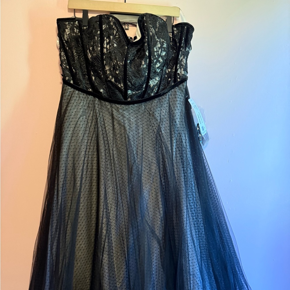 Black wedding/ evening party gown size 20